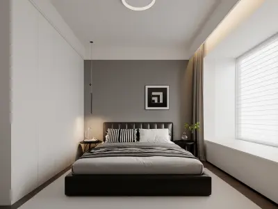 apartment interior scenes       3D model 2