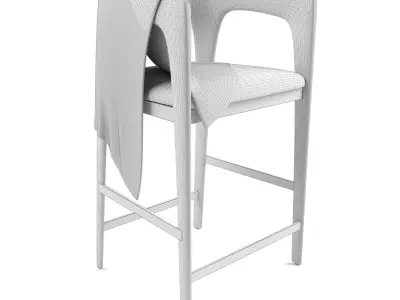 Interlude Home - Kendra Counter Stool 3D model