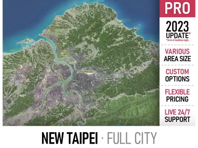 New Taipei Low-poly 3D model