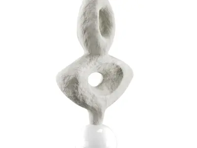 Rising Light Pendant Low-poly 3D model