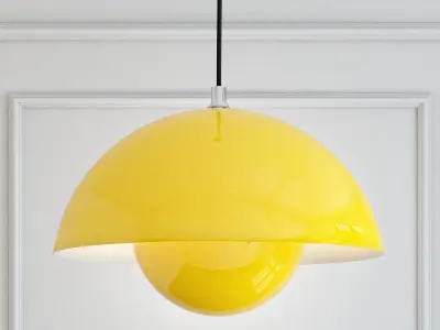 Suspended lamp flower pot diameter 38 3D model