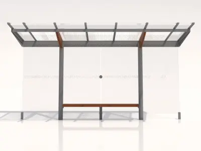 MMCite Regio 300 Bus Shelter 3D model