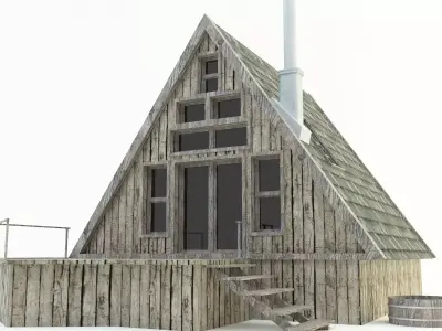  lake scene 3ds max lumion 10 scenes Low-poly 3D model