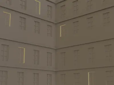 3d building model for architect Free 3D model