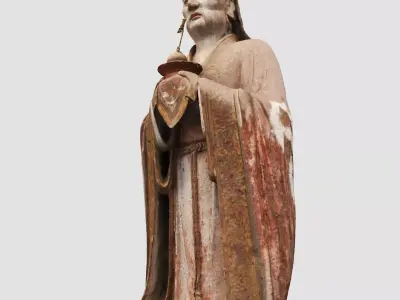 Deity Statue Sculpture20 3D model