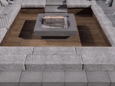 SITTING AREA NO1 A 3D model