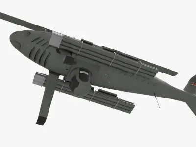  Royal Navy Camcopter S-100 with Rocket Pods Grey 