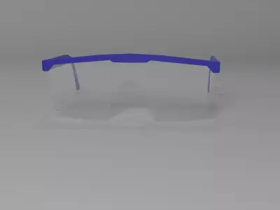 Safety Glasses Low-poly 3D model