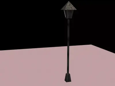 Steet Lamp Free low-poly 3D model