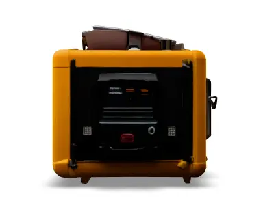 Portable Solar Generator 3D Model Low-poly 3D model