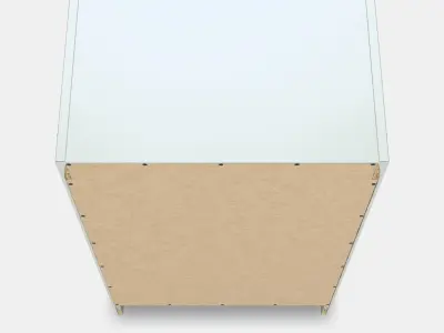 GURSKEN Bedside table Low-poly 3D model