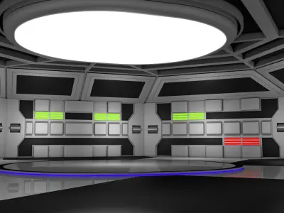 Sci Fi Room 3D model