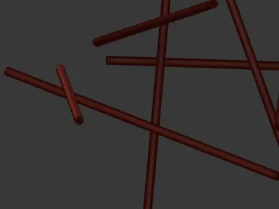 Crossroads 18 Light LED Chandelier by Eurofase 1 3D model