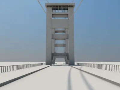 Ampera Bridge 3D model