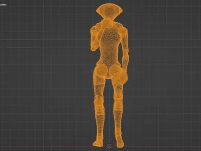 Moonwalk Animated 3D Model 3D model