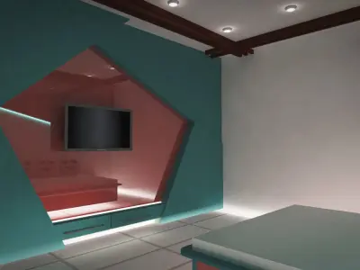 bedroom interior 3D model