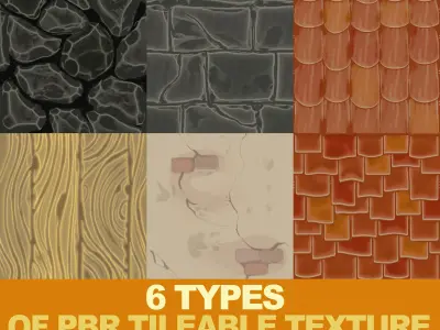 Stylized Medieval House Modular Pack  3D model