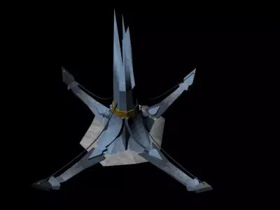 Low poly model of MMO Rune 3D model