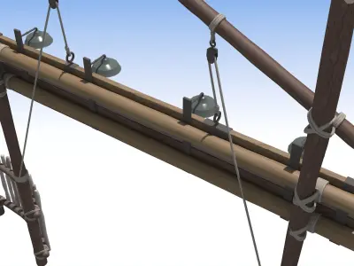 Disney style sign 3D model