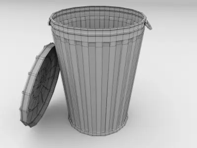 Garbage Can 3D model