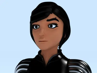 Lady Warrior 3D print model