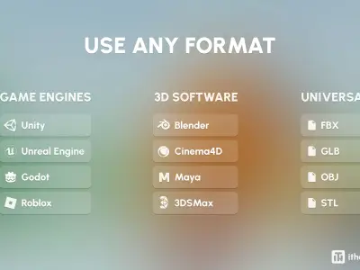 Christmas Pack FREE Free low-poly 3D model