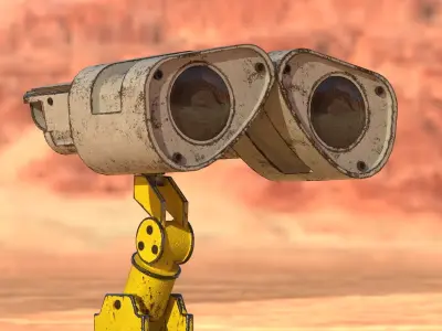 Wall-E Model with 2K Textures 3D model