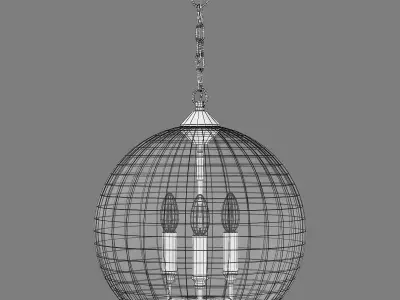 729131 Sferico Lightstar hanging chandelier 3D model