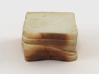 Toast 001 3D model