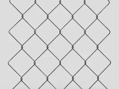 Wire Mesh Low-poly 3D model