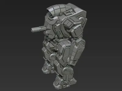 Mecha 3 3D print model