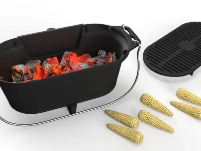  Portable Grills with Food Collection 