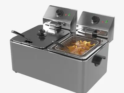 Equipment for Doner Cafe 3D model