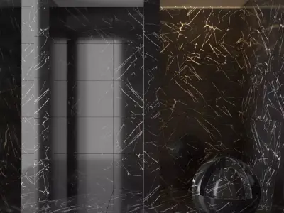 Marble wall 262 3D model
