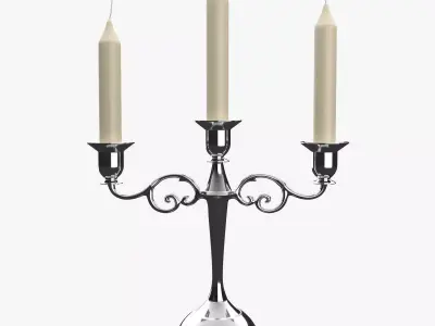 Candlestick candelabra 3D model