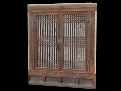  Korean Traditional Threshold 3D model