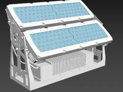  Outdoor industrial Lighting Module 6 3D model
