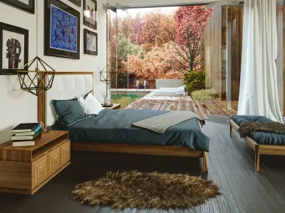 Bedroom  For furniture photography  3D model