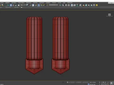 Roebling Wall Sconce Low-poly 3D model