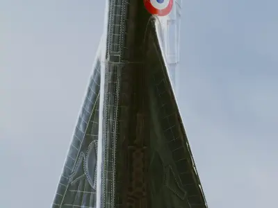 Dassault MD 550 Mirage - Mirage I Low-poly 3D model