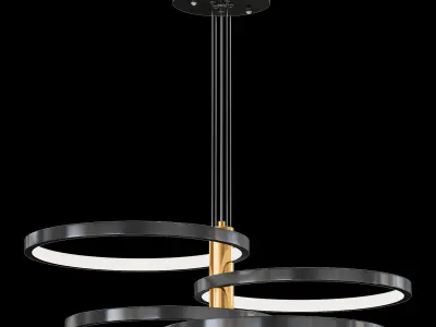 Hoopla Pendant by lightology 3D model