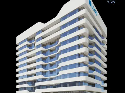 Residential Building Design 3D Model Pack