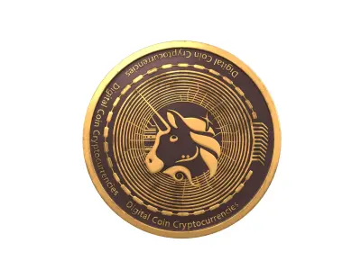 Uniswap Coin v3 002 3D model