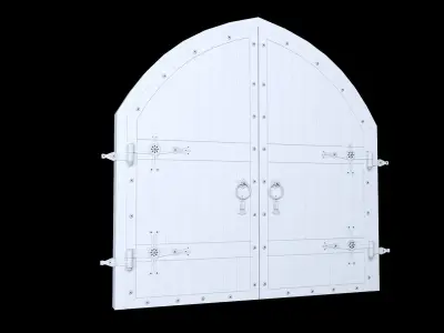 Arch Double Door 3D model