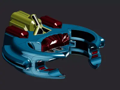 ARN-04 Sci-Fi Refueling Station 3D print model