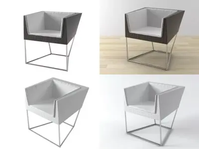 Cuba 6513 armchair 3D model