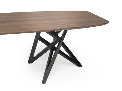 Ennea Rectangular Dining Table 3D model