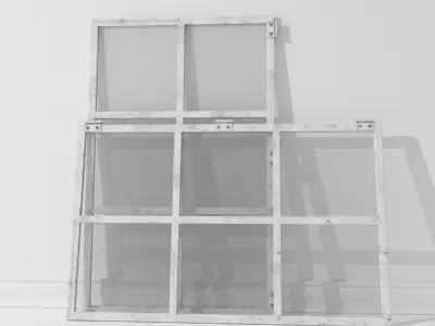 old window frame  3D model