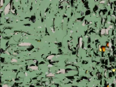 Emerald Feline Mecha 3D Model Futuristic Battle Suit 3D model