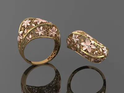 49 new light weight rings stl 3D print model